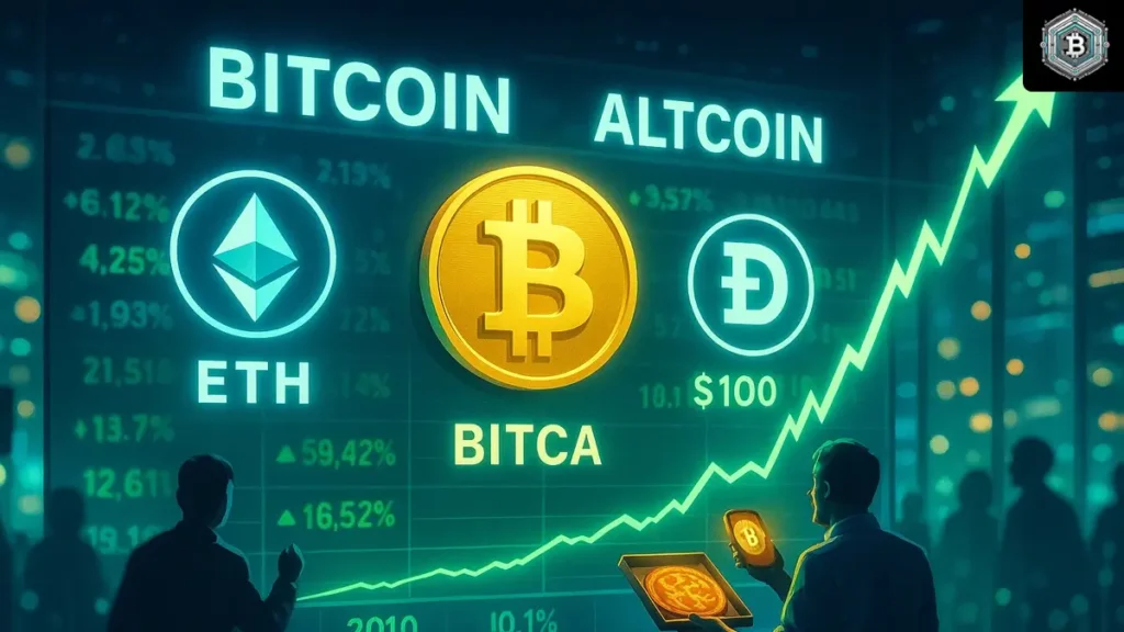 Bitcoin US$111K Dorong Altcoin Naik Spektakuler, Kapitalisasi Crypto Tembus US$3,47 Triliun 1 Bitcoin US$111K Dorong Altcoin Naik di tengah reli crypto