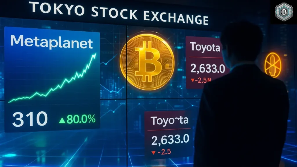 Saham Metaplanet Melejit karena Bitcoin Spektakuler, Geser Toyota di Bursa Jepang 1 Saham Metaplanet Melejit karena Bitcoin dan geser Toyota