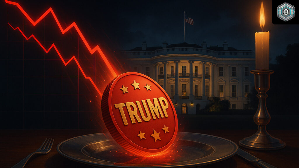 Token TRUMP Anjlok 10 Persen Menghebohkan: Euforia Dinner VIP Berujung Koreksi Brutal di Pasar Crypto 1 Token TRUMP anjlok 10 persen menghebohkan